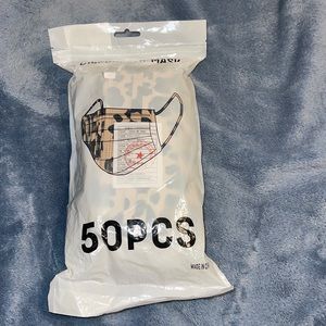 50 leopard print mask